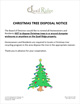 2017 Christmas Tree Disposal Notice Thumbnail