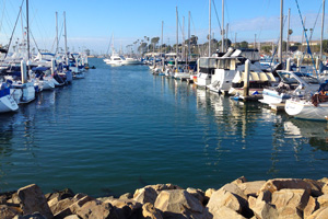 Oceanside Harbor in Oceanside, CA